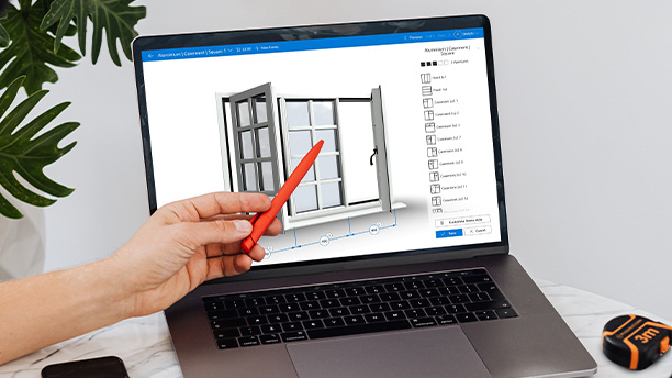 Designing a window with WindowCAD