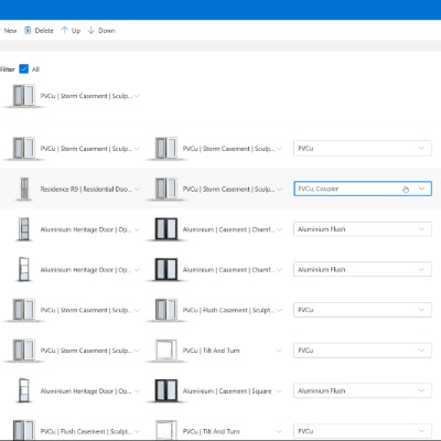 Assign couplers & bay posts to products